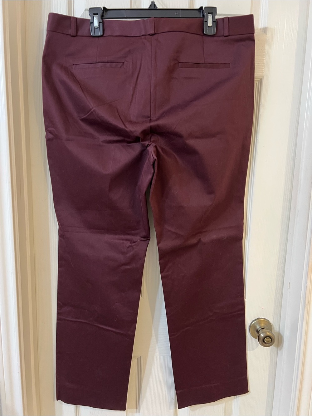 Banana Republic Women's Wine Straight-Leg Dress Pants - Picture 3 of 5